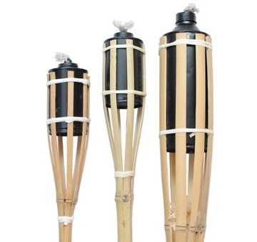 Бамбуковый факел 150см х 3 шт, садовый, катание на санях