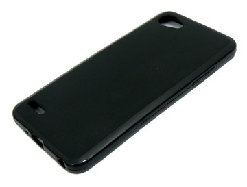 ETUI GUMA MATT do LG M700 Q6 Q6 ALPHA CZARNY