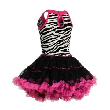 sukienka ZEBRA taniec TUTU sesja SK663 116 122