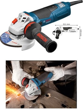 УГЛОВАЯ ШЛИФОВАЛЬНАЯ МАШИНА BOSCH GWS 19-125 CI 1900 Вт