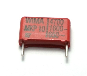 4.7nF 1600V- 650V~ MKP10 Kondensator WIMA 15mm