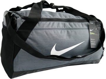 сумка NIKE BRASILIA GYM BA5335 064 r S 40L СЕРЫЙ-ЧЕРНЫЙ