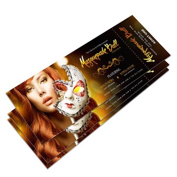 BILETY z PERFORACJĄ - Twój Nadruk - 1000 sztuk