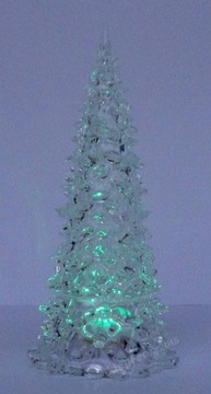ŚWIECĄCA CHOINKA LED OZDOBA ŚWIĄTECZNA wys.27,5cm
