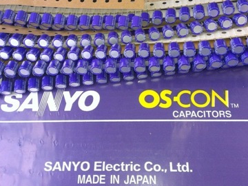 [5szt] 47uF 25V kondensator SANYO OS-CON