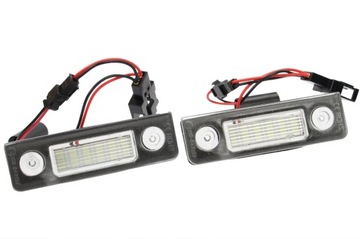 SKODA OCTAVIA II 2 08- ROOMSTER LAMPKI LED TABLICY
