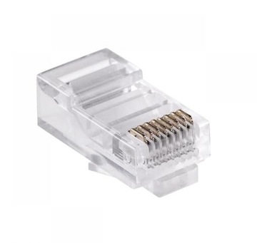 Wtyk telefoniczny RJ45 8P 8C linka 10szt TEL0004-2
