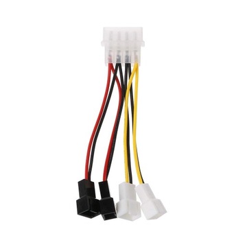 Адаптер Molex 4PIN-2x3PIN 12В/2x3PIN 5В Источник питания