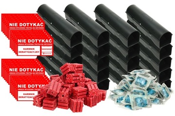 STACJA DERATYZACYJNA NA MYSZY SZCZURY X20 + GRATIS