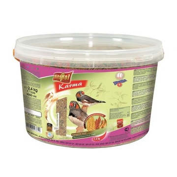 VITAPOL Karma dla zeberki i ptaków egz. 2,4kg 2361