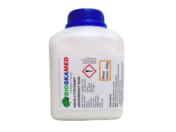 KWAS CYTRYNOWY KWASEK SPOŻYWCZY E330 500 gram