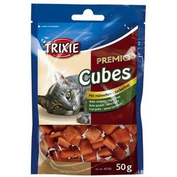 Trixie Premio Chicken Cubes 50g z kurczakiem, koty