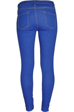 Primark Damskie Rurki Niebieskie Spodnie Jeansy Super Stretch Skinny XXS 32