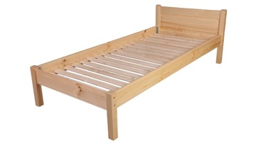 Łóżko drewniane TED 100x200 stelaż MEBLE KLUPŚ