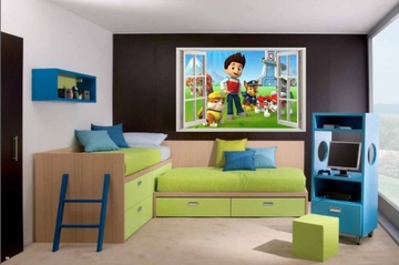 НАСТЕННЫЕ НАКЛЕЙКИ Окно PAW PATROL 58 70x46 см