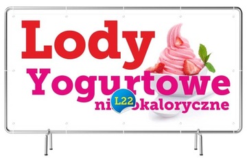 Gotowe Projekty REKLAMA 2x1 -Lody Jogurtowe
