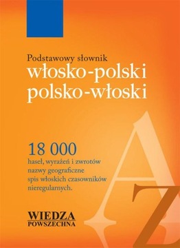 Podstawowy słownik WŁOSKO-POLSKI, POLSKO-WŁOSKI..