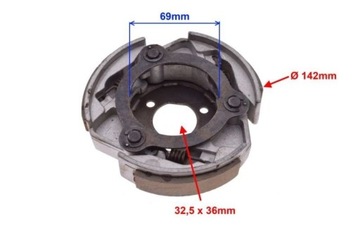 Linhai 260 300 - Клатч + колокольчик, большой 14,5 см.