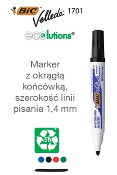 НАБОР BIC ЗЕЛЕНЫЙ МАРКЕР ДЛЯ СУХОГО СТИРАНИЯ VELLEDA ДЛЯ ДОСОК АЛКОГОЛЬ X12