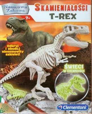 Naukowa zabawa. Skamieniałości. T-Rex