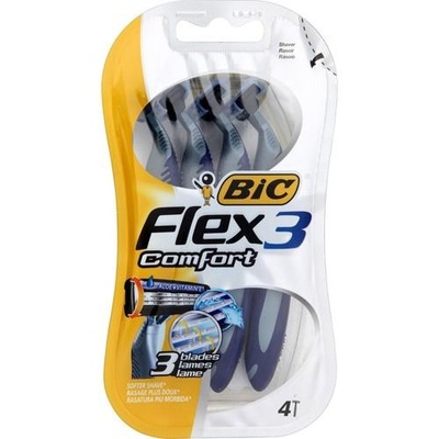 Bic Flex 3 Nano Tech maszynka do golenia 3 sztuki