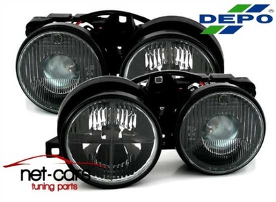 FEUX GRILLES BMW 3 E30 NOIRS + KRZYZ WZ HELLA - milautoparts-fr.ukrlive.com