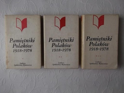 PAMIĘTNIKI POLAKÓW 1918 /ANTOLOGIA PAMIĘTNIKARSTWO