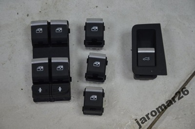 Audi a4 b9 переключатели окон хром фото №1