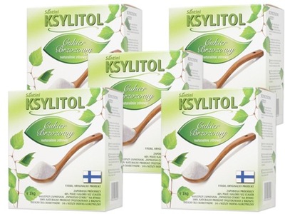 KSYLITOL 5kg fiński 100% cukier brzozowy, xylitol