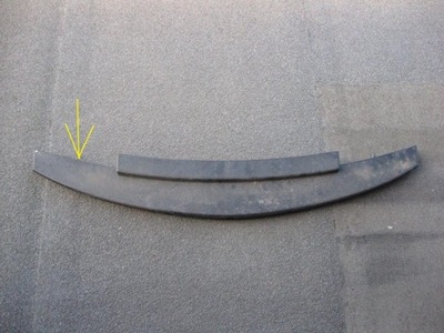 Балка бампера - піна - абсорбер - nissan tiida фото №1