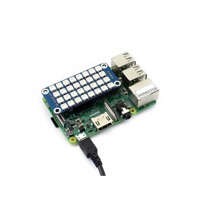 Wyświetlacz RGB LED dla Raspberry Pi z WS2812