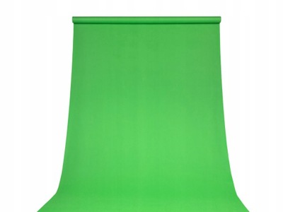 TŁO foto zielony green screen 140x300cm bez tulei