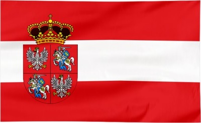 Flaga Rzeczypospolita Obojga Narodów 150x90cm qw