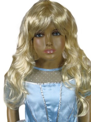 PERUKA BLOND BLONDYNKA KSIĘŻNICZKA KRÓLEWNA