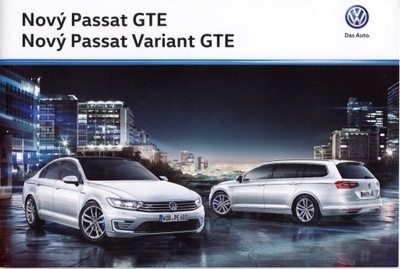 Volkswagen Vw Passat GTE prospekt 2015 Czechy - milautoparts-fr.ukrlive.com