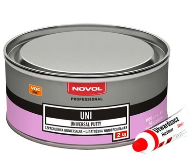 Szpachlówka NOVOL 300 Carbon z włóknem węglowym 1L - 12971644127 ...