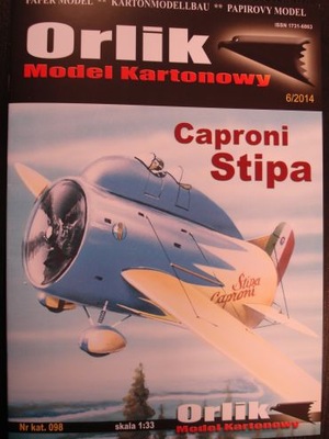 1:33 Samolot Caproni Stipa ORLIK 098 6/2014