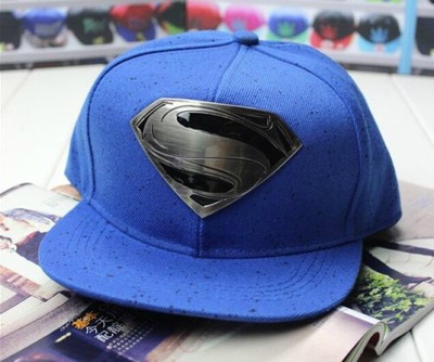 Czapka SUPERMAN SNAPBACK Blue Baseball Prezent HIT