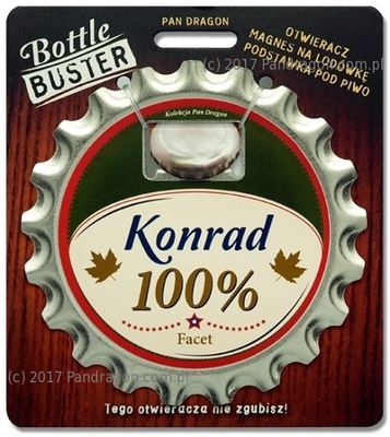 OTWIERACZ do butelek DO PIWA Z IMIENIEM z magnesem