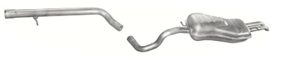 SILENCER SILENCERS VW BORA 1.9 TDI CENTRAL END - milautoparts-fr.ukrlive.com