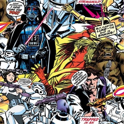 tapeta Star Wars Gwiezdne Wojny KOMIKS comics ----