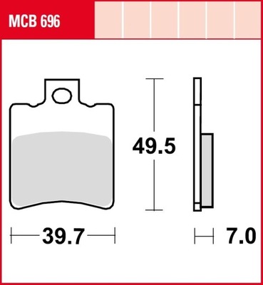 TRW KLOCEK DE FREIN KIT - milautoparts-fr.ukrlive.com