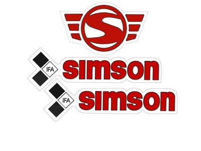 SIMSON SR50 SR80 NAKLEJKI NAKLEJKA nr30