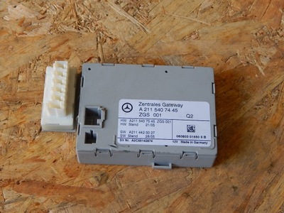 MERCEDES E W211 CONTROL UNIT MODULE LOCK CENTRAL A2115407445 - milautoparts-fr.ukrlive.com