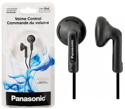 Słuchawki douszne Panasonic RP-HV108 czarne