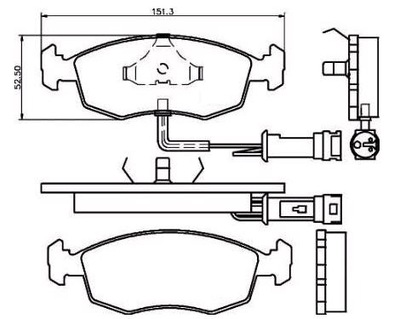 PADS HAM P FORD ESCORT -98 SCORPIO -94 SIERRA - milautoparts-fr.ukrlive.com