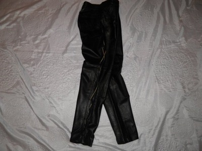 VERA PELLE PANTALON EN CUIR SZNUROWANE - CEINTURE 70 CM - milautoparts-fr.ukrlive.com