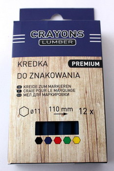 Lubryka kreda kredka, kredki do znakowania NIEBIES