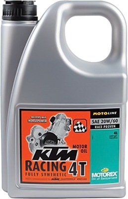 Olej syntetyczny MOTOREX KTM RACING 4T 20W60 4l