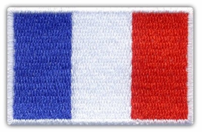 Francja - Naszywka Flaga Francji, francuska